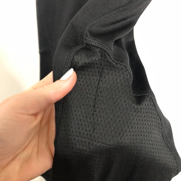 Reebok Mesh Panel 7/8 leggings w Back Zipper - Picture 6 of 14